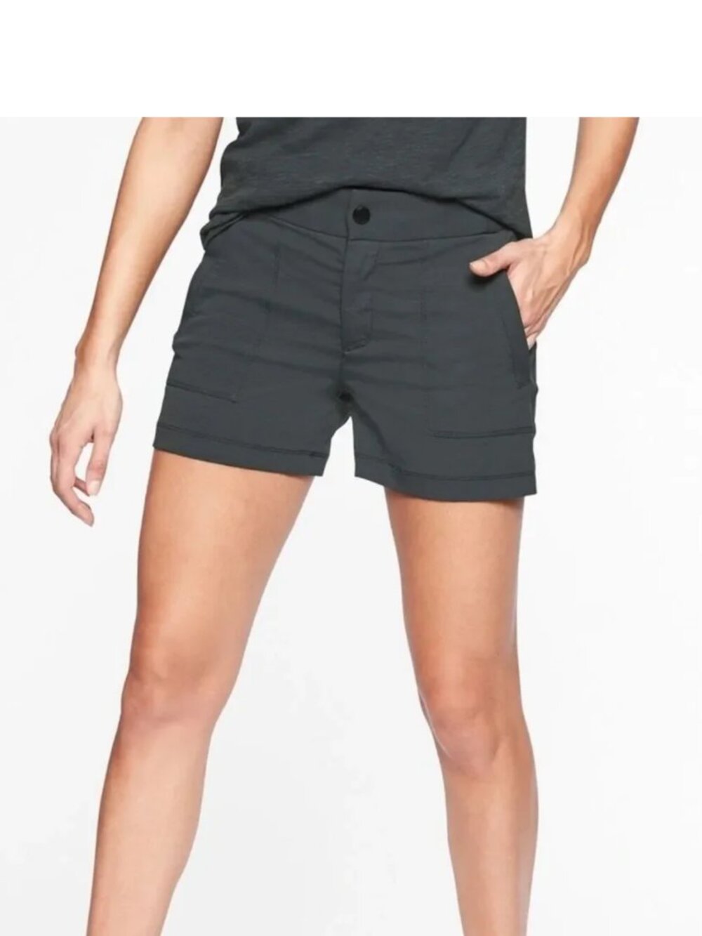 Athleta Trekkie short black size 14